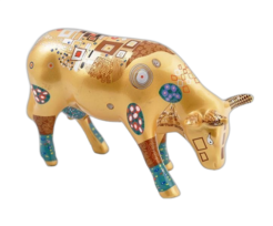 Klimt Cow (Medium Ceramic)
