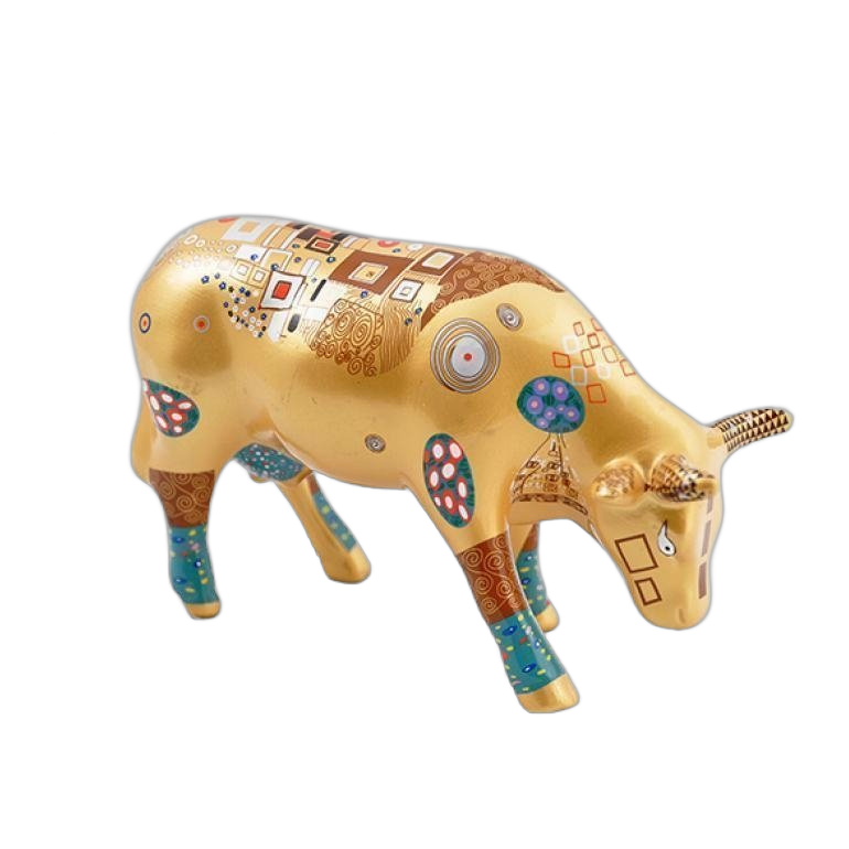 CowParade - Klimt Cow (Medium Ceramic)