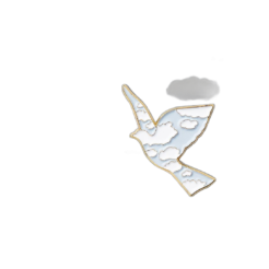Magritte – L’oiseau de ciel Magnet