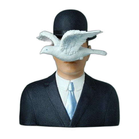 Magritte “The Man with the Bowler hat”