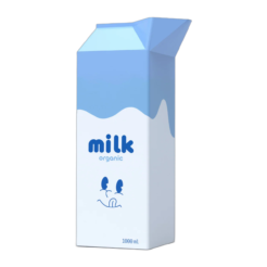 Milk Carton Vase
