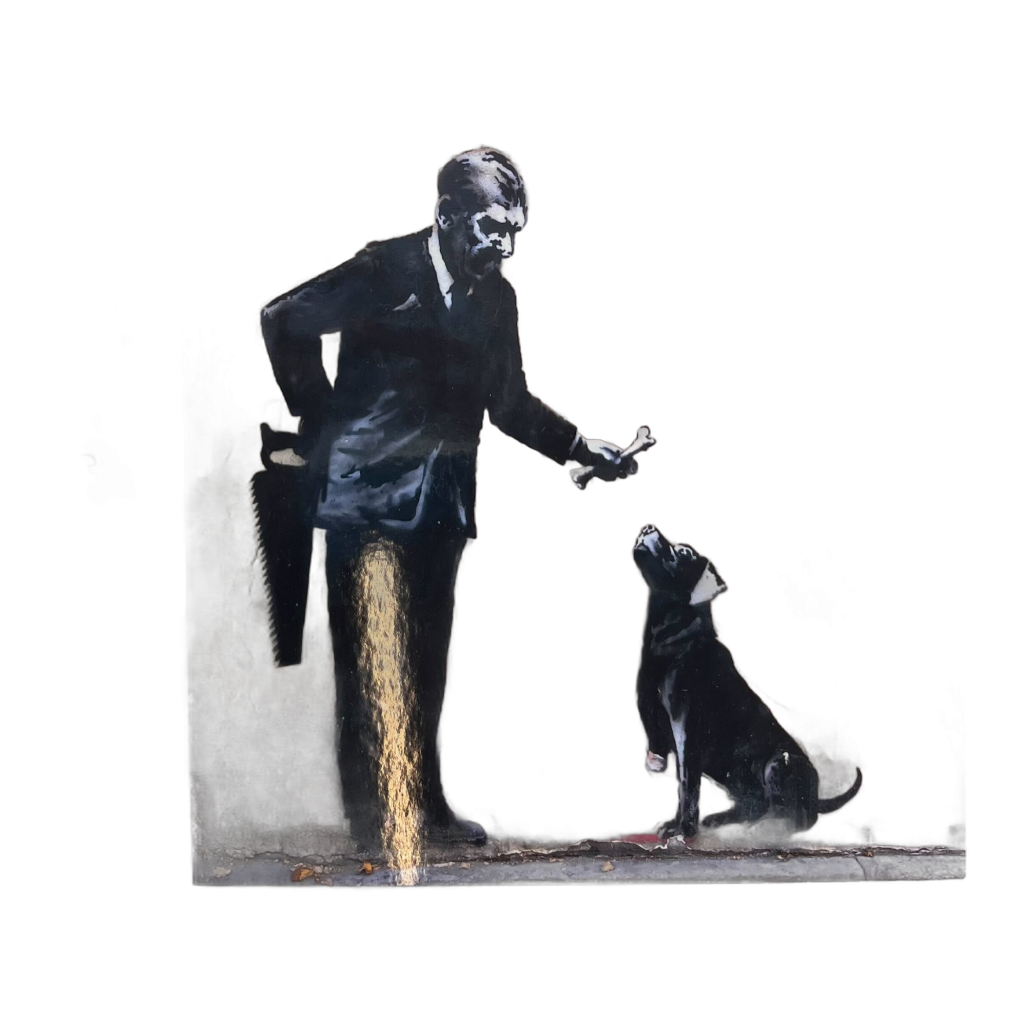 Banksy - Mini Painting “Rewarded with Loss”