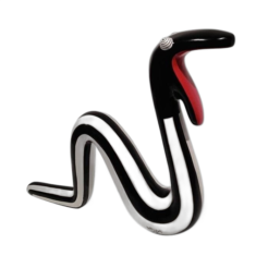 Moving Snake Black/White XL
