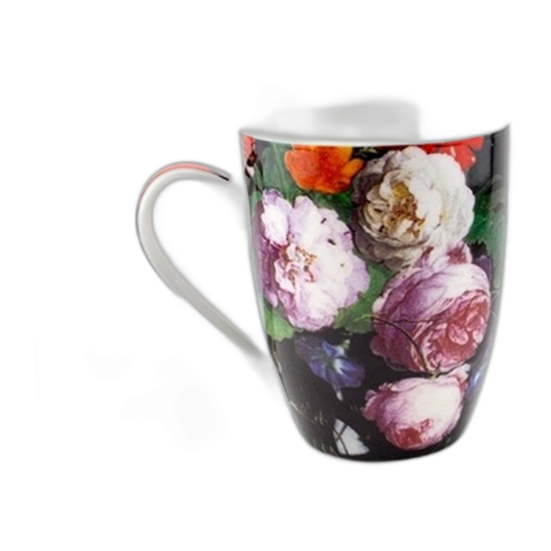 Mug in Box, De Heem, Flower Still Life
