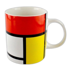 Mug in Box, Piet Mondriaan