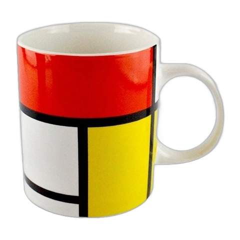 Mug in Box, Piet Mondriaan