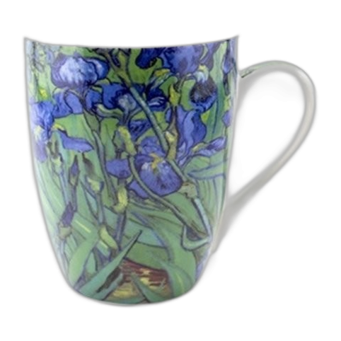 Mug in Box, Van Gogh, Irises