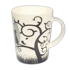 Mug with Cat in the Moonlight