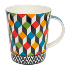 Mug with Colorful Cubes