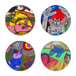 Onderzetters Corneille katten (coasters)