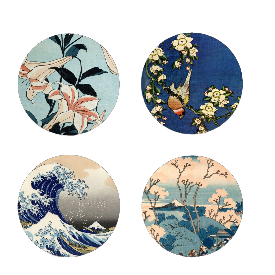 Onderzetters Hokusai (coasters)