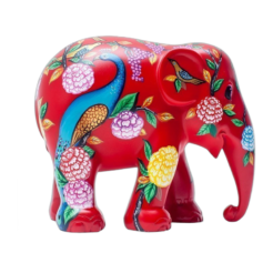 Elephant Parade - Peacock Garden 15cm
