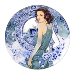 Sarah Wall Plate – Ceramic – 26 cm