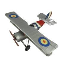 Silver Double Decker Airplane