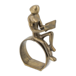 Sitting Reader Gold