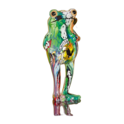 “Street Art” Frog Figurine (hand on belly)