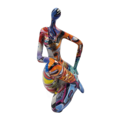 “Street Art” Woman (leg right-over-left) version 2