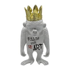 Street Monkey Crown – Follow Your Heart – White (Diederik van Apple)