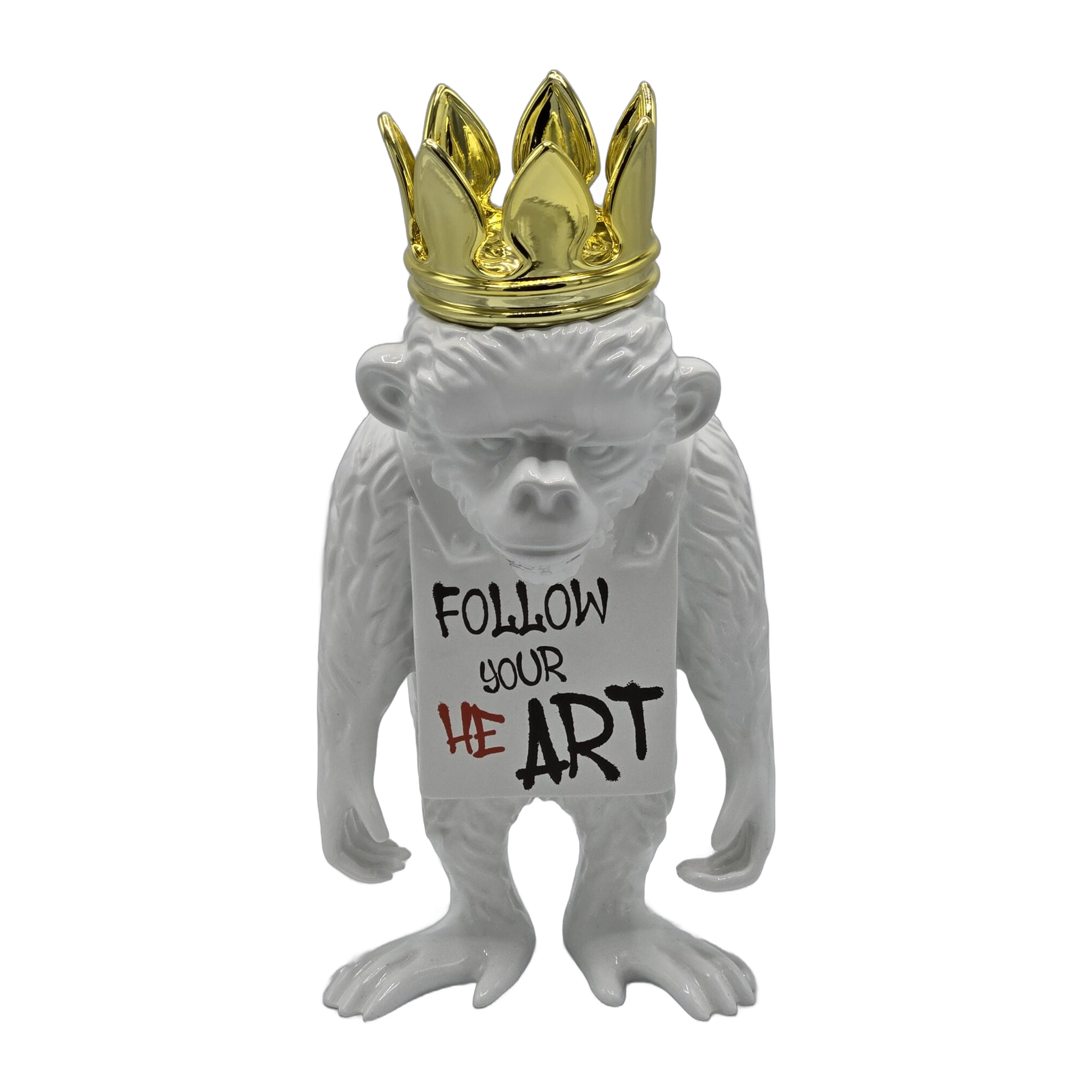 Street Monkey Crown – Follow Your Heart – White (Diederik van Apple)