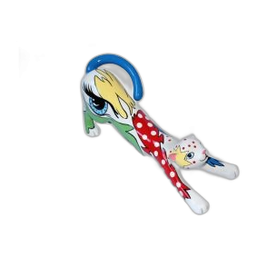 Tisha Marie - Stretching Cat small