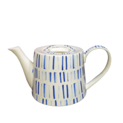 Teapot Blue lines