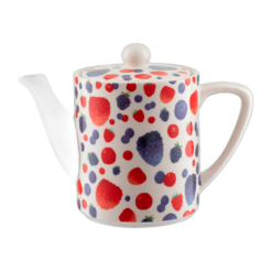 Teapot Colorful Fruits