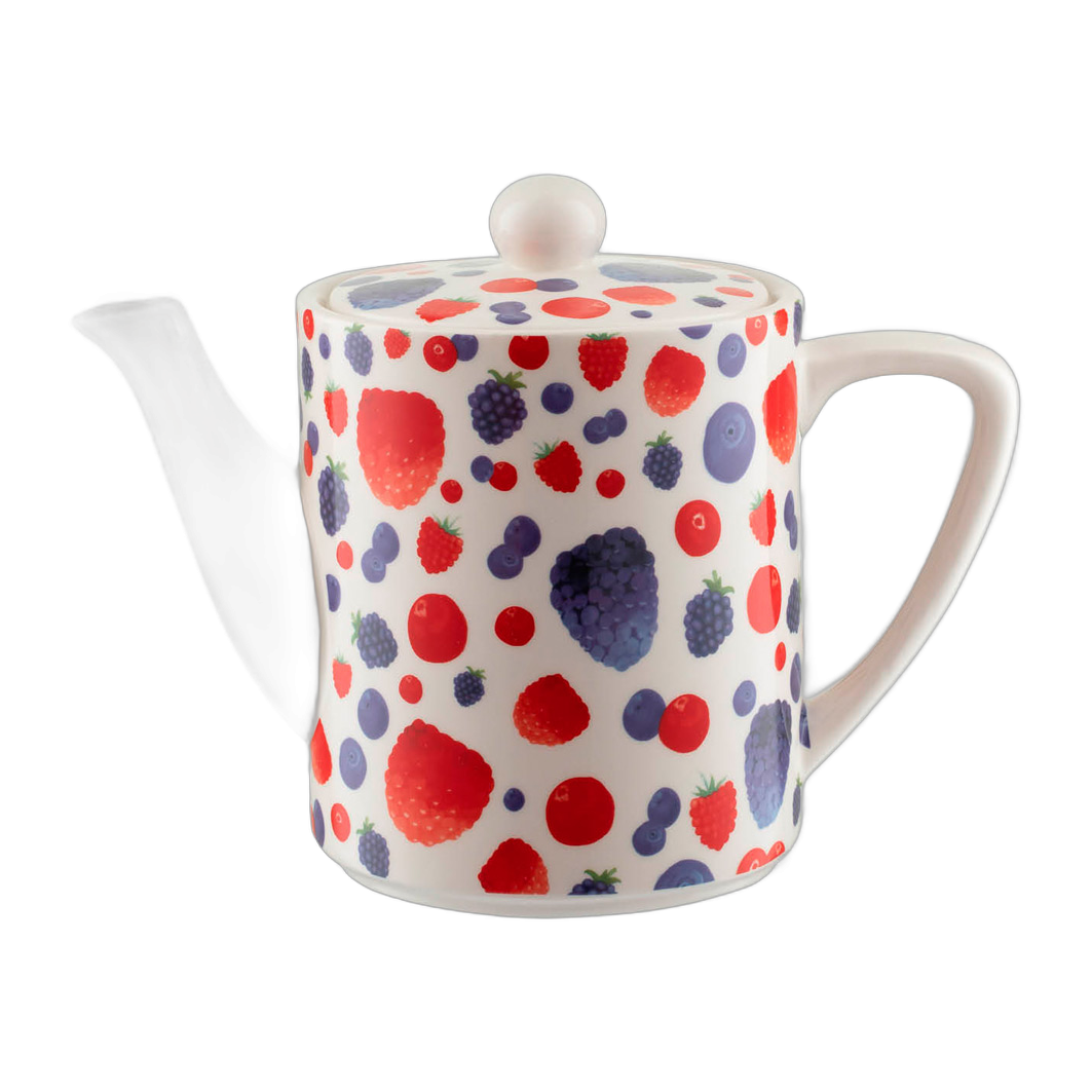 Teapot Colorful Fruits