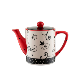 Teapot Retro Red