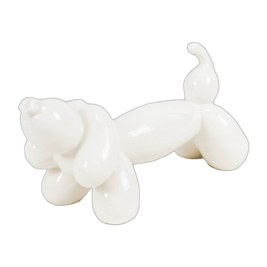 Balloon Dogs - Teckel Balloon Dog White