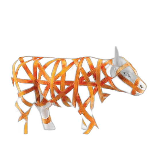 CowParade - Vaca con Cinta (medium resin)