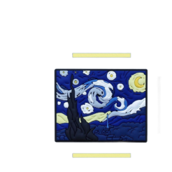 Van Gogh – Starry Night PVC Magnet