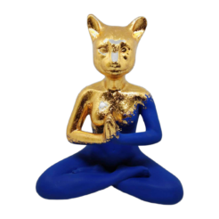 Art24 Design - Yoga Cat Gold (small)