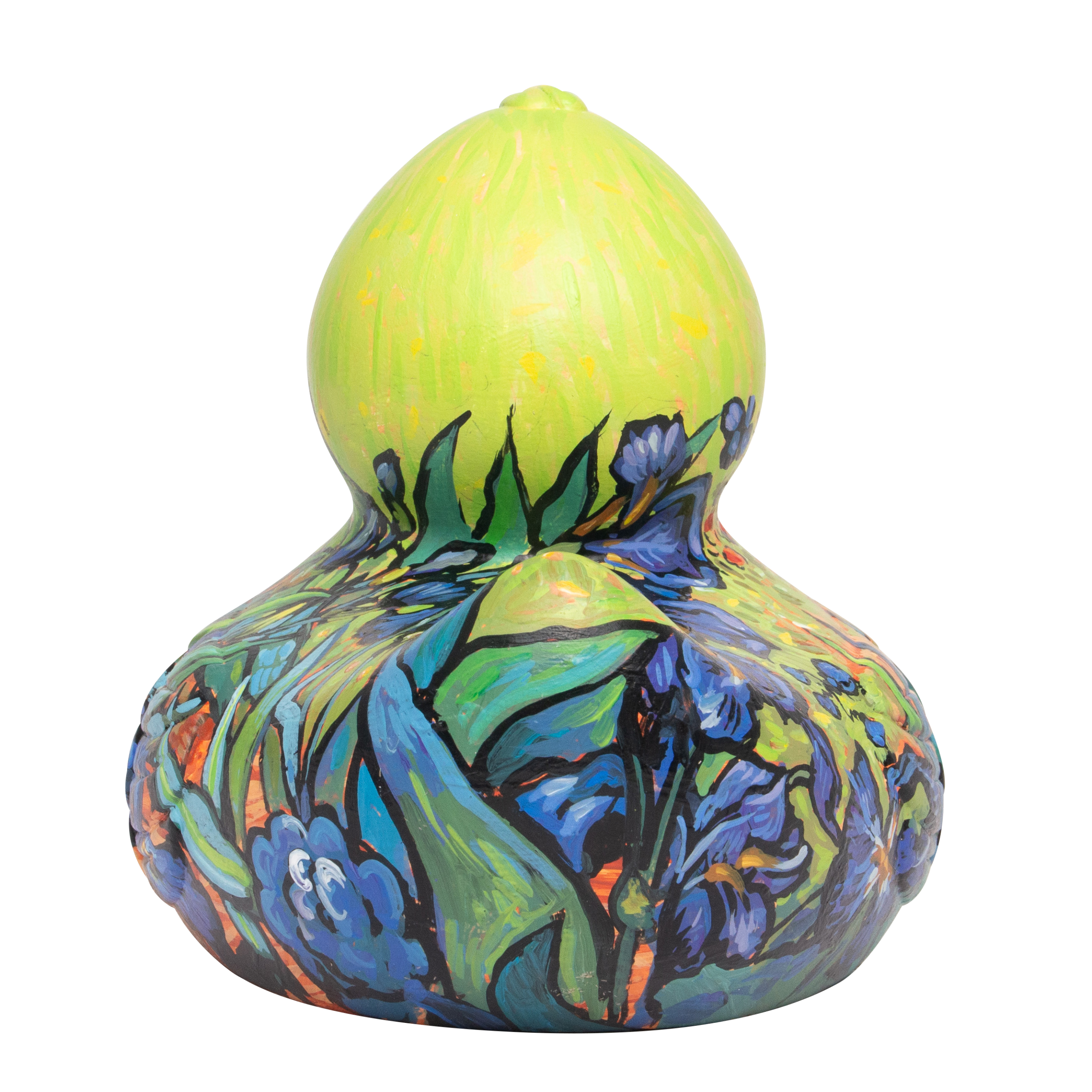 Irises Duck – back