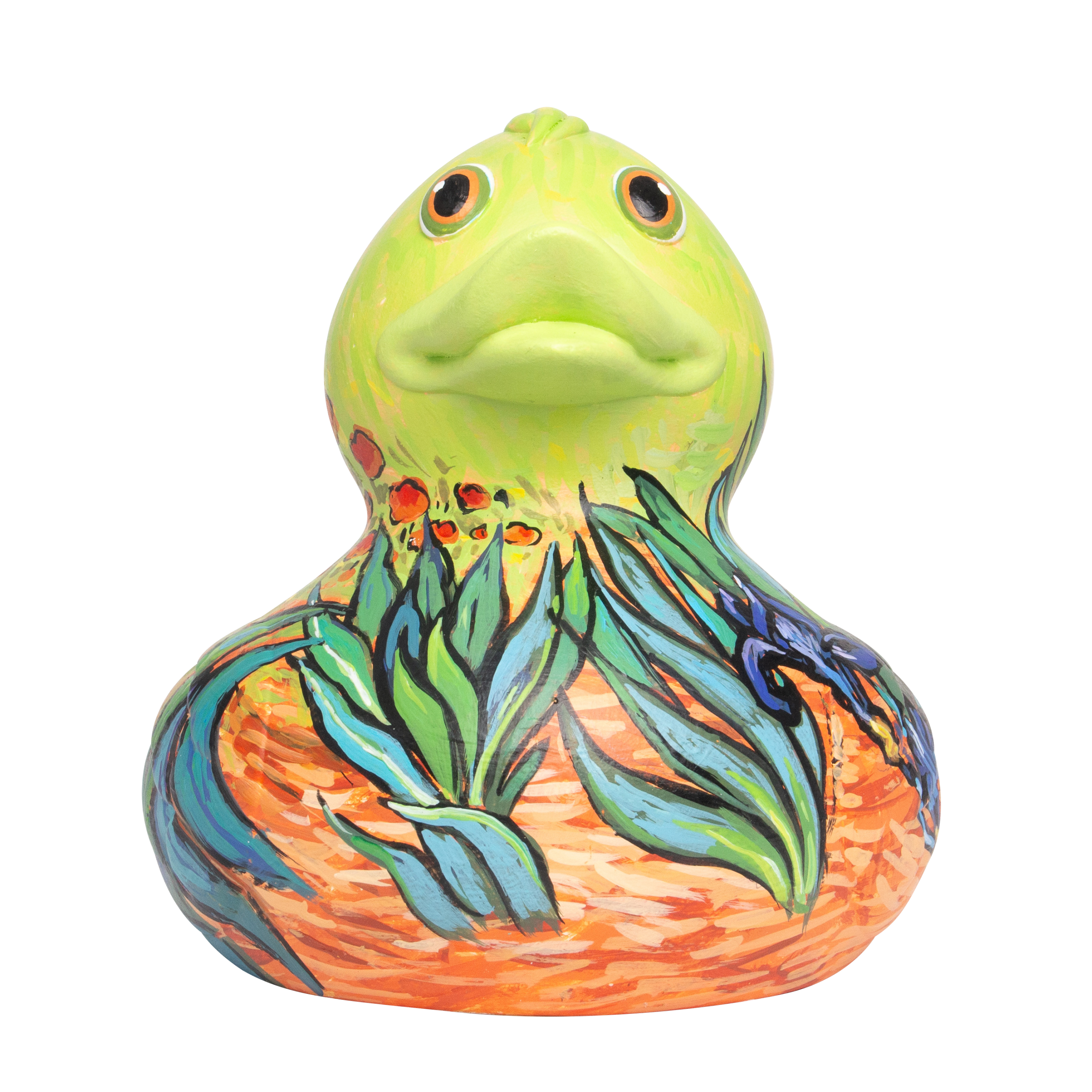 Irises Duck – front